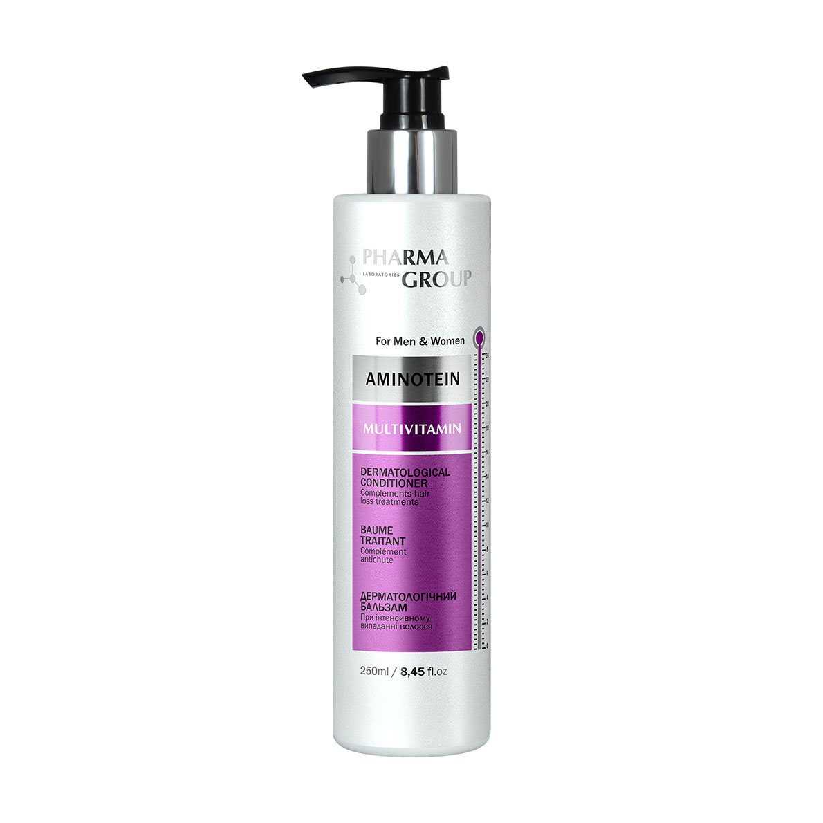 Бальзам Pharma Group Aminotein + Multivitamin Anti-Hair Loss Complement Conditioner при інтенсивному випадінні волосся, 250 мл